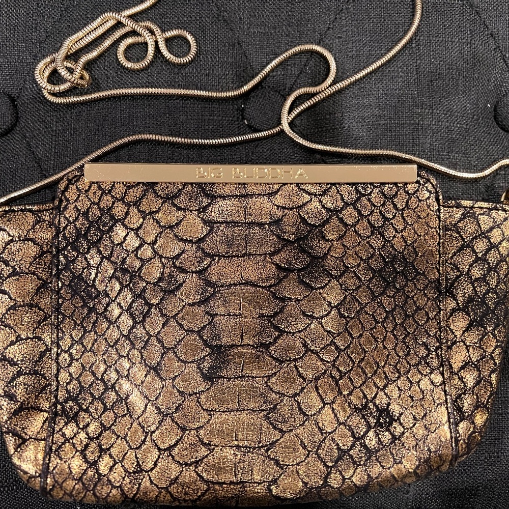 Big Buddha gold purse